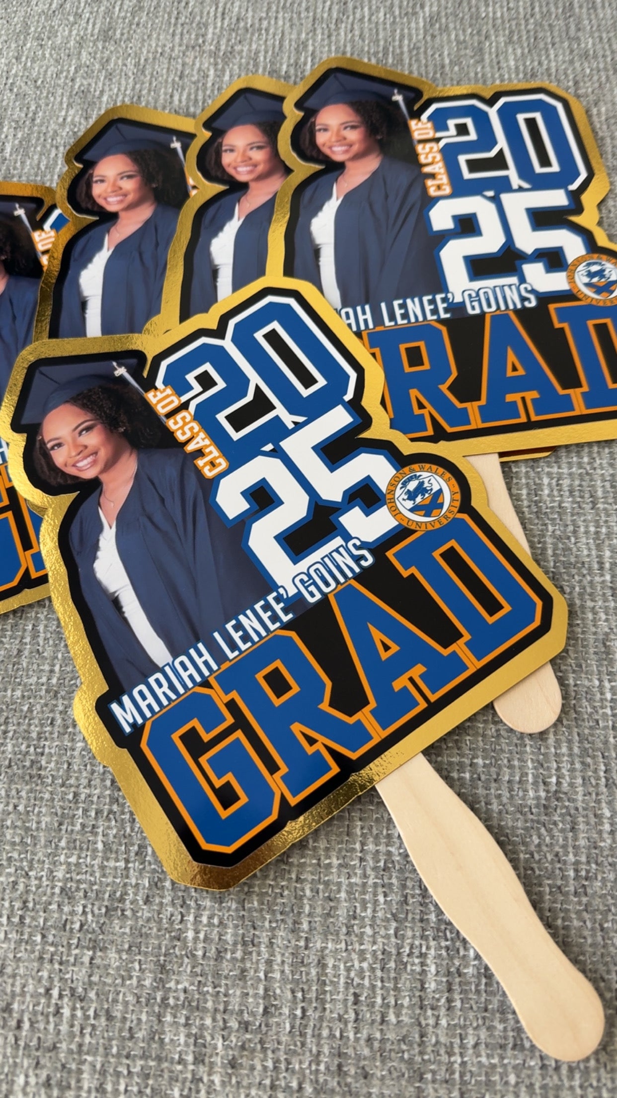 Graduation Fans | Fan | Hand Fan | High School | College | Church | Wedding