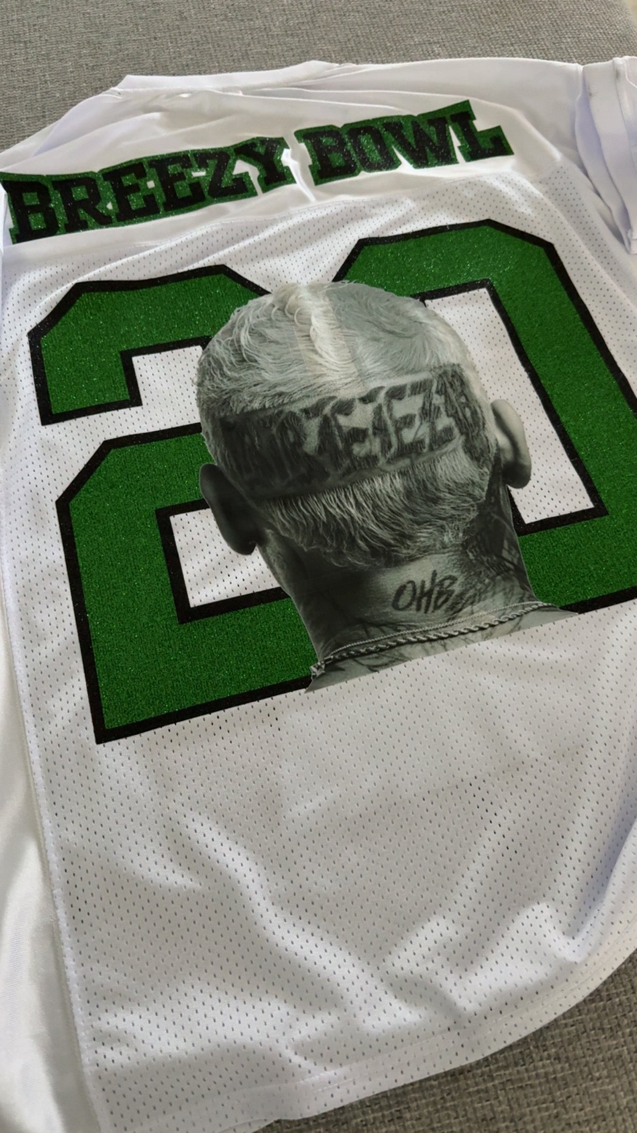 Breezy Bowl Jersey | Chris Brown Tour | World Tour | Custom Jersey | Unisex