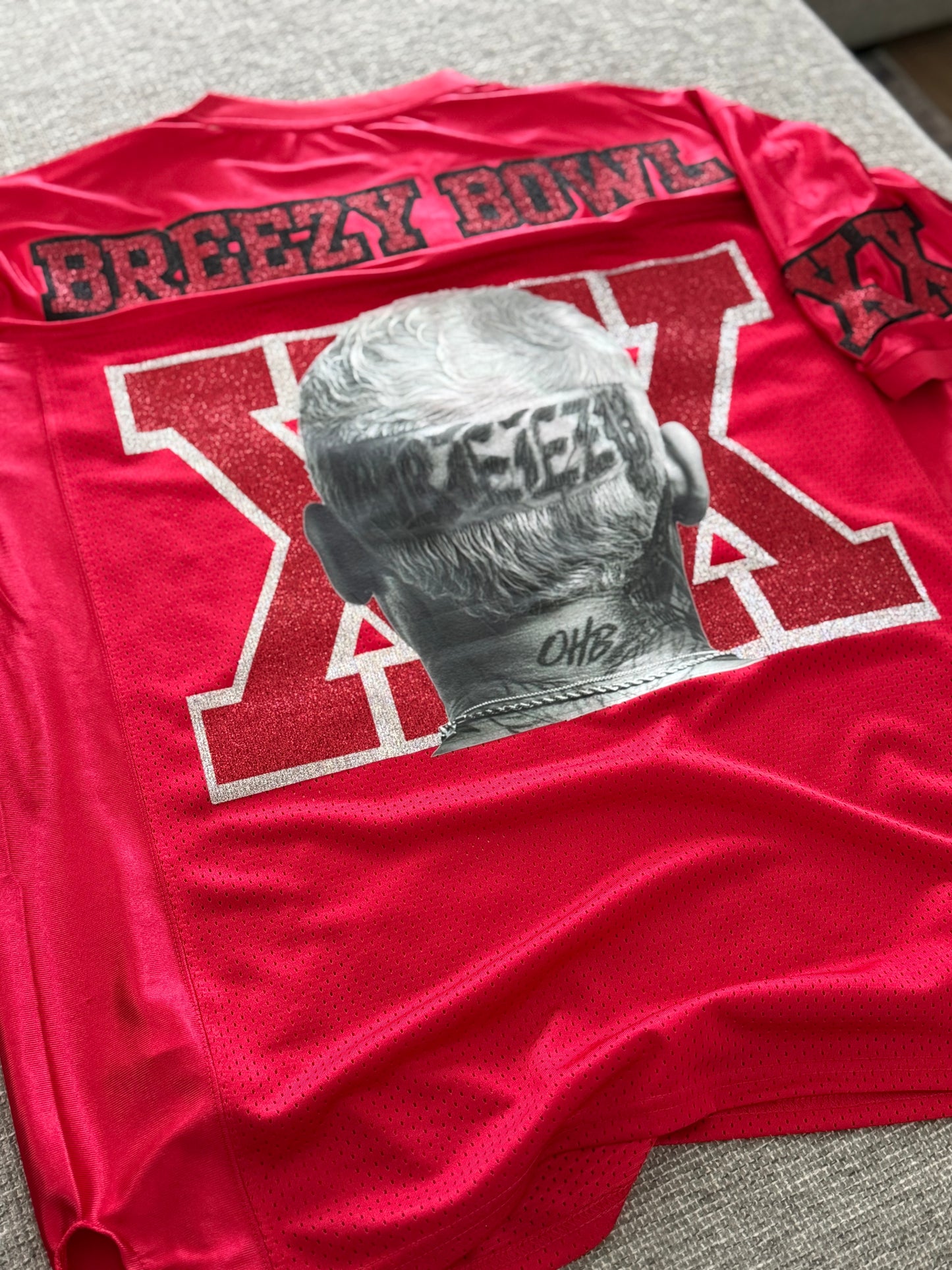 Breezy Bowl Jersey | Chris Brown Tour | World Tour | Custom Jersey | Unisex