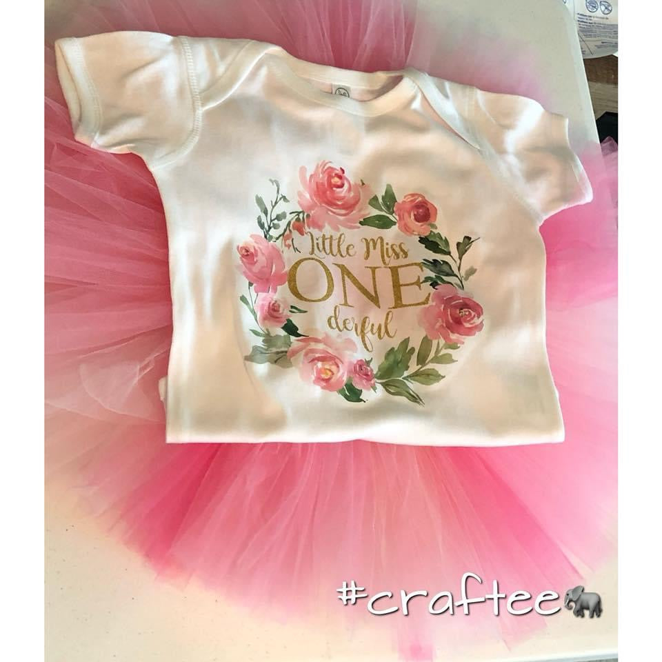Tutu Set | Custom T-Shirt | Custom One Piece | Birthday Suit