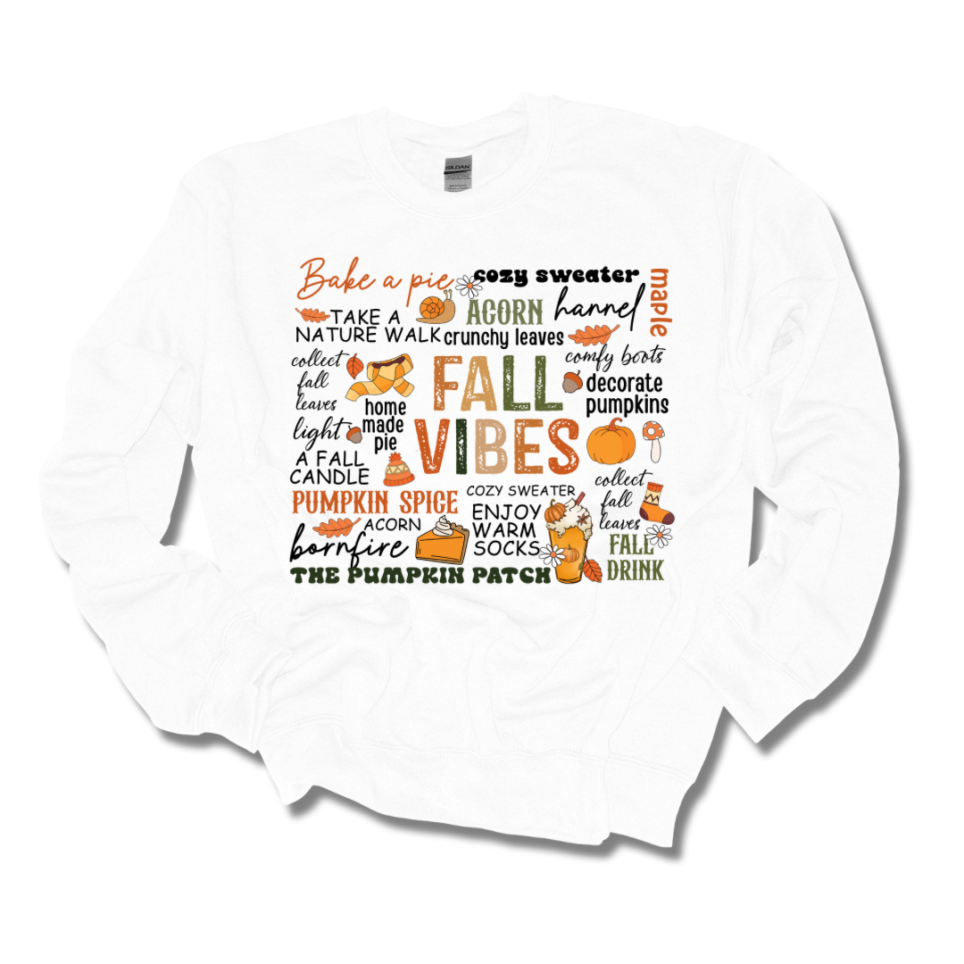 Fall Vibes Adult Unisex Sweatshirt