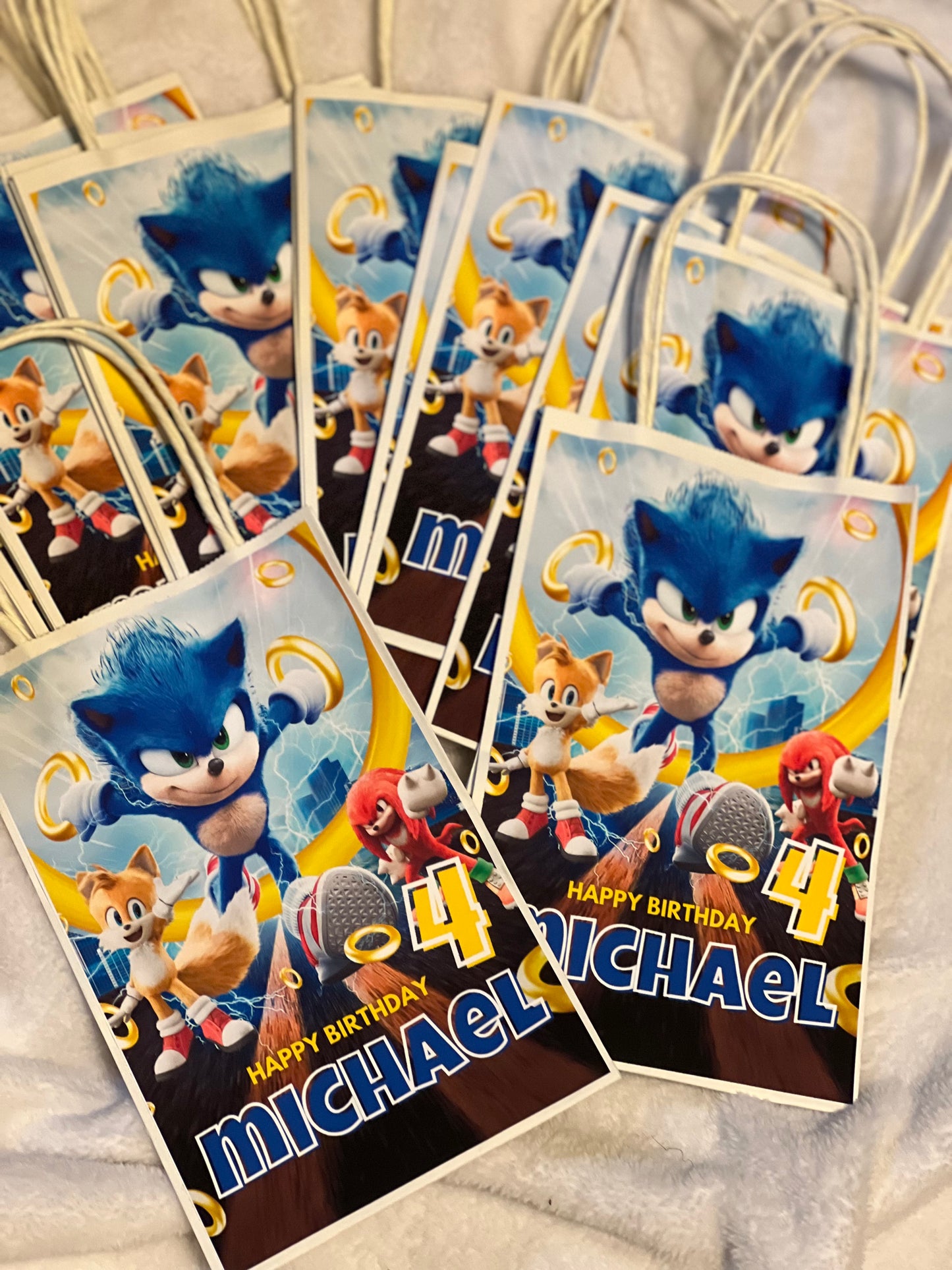 Custom Party Favor Bags - 5x7 size - Birthday Souvenir - Candy Bags - Gift Bags - Goodie Bags