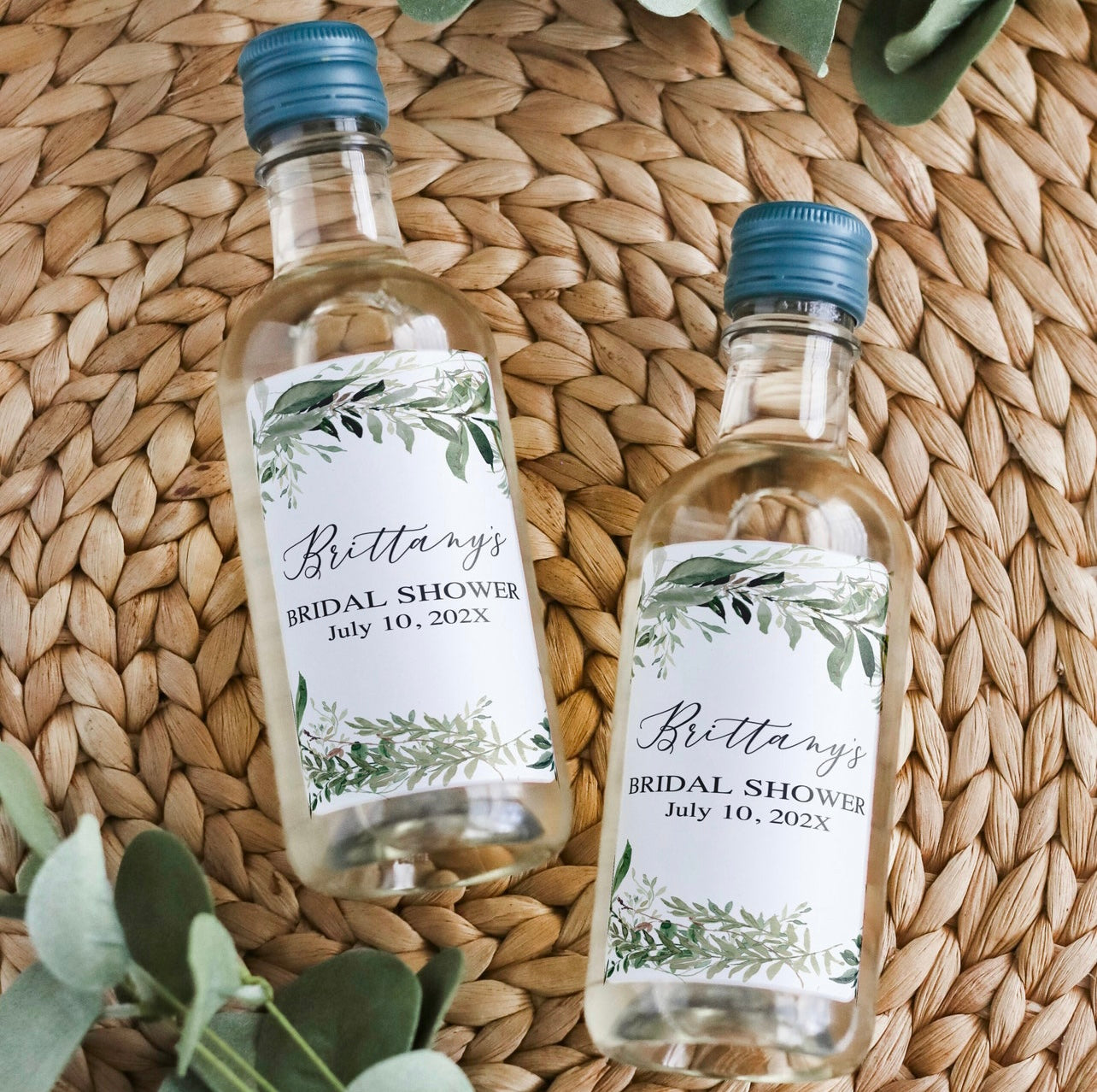 Custom Mini Wine Bottle Labels Printed | Mini Wine Bottle Labels