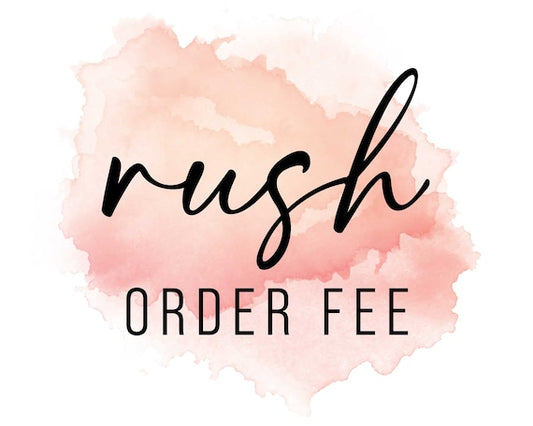 Rush Fee Add-On | Unisex T-Shirts | Adults | Youth | Toddler | Infant | Rush Fee