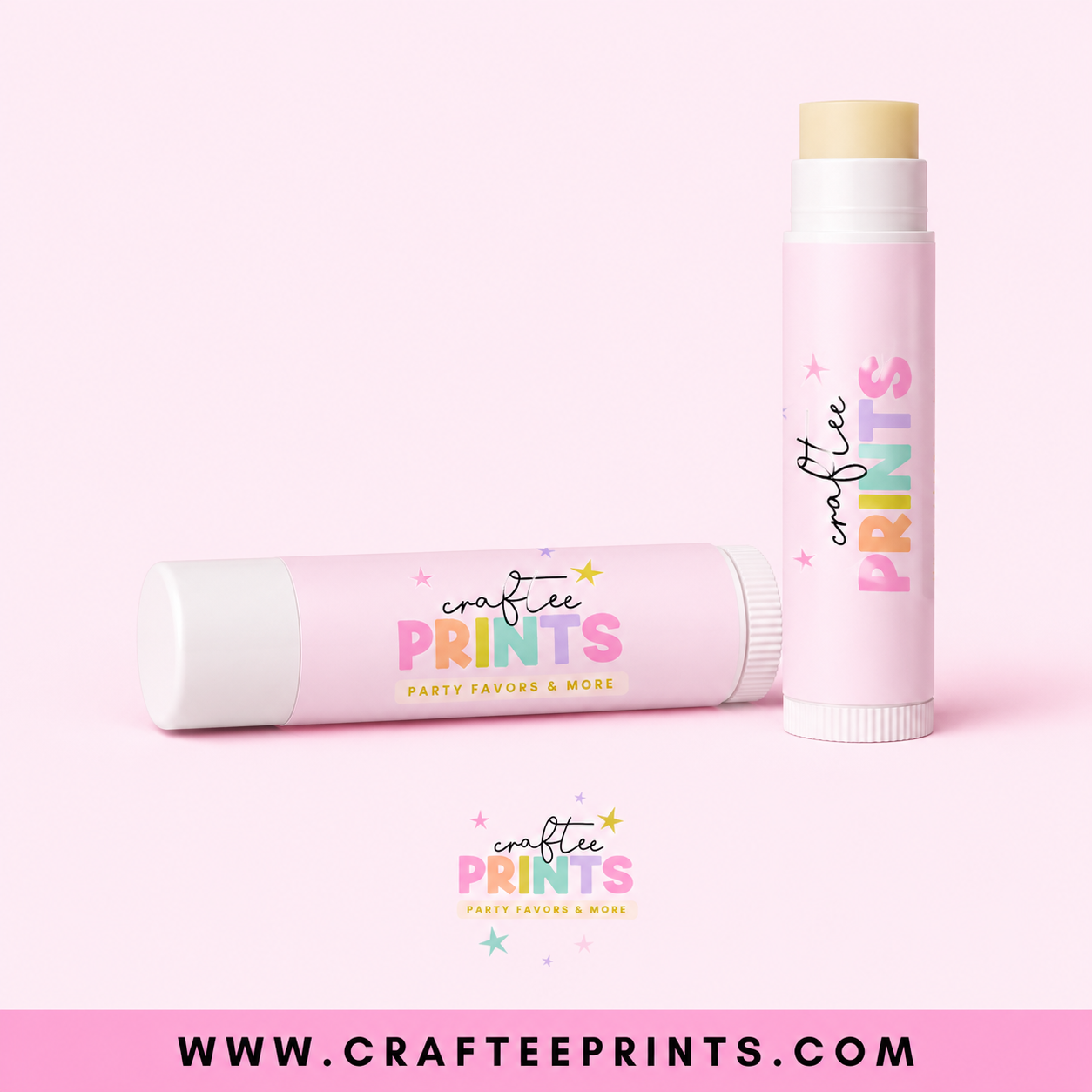 Lip Balm Labels | Physical Labels | Digital Files | Custom Chapstick Labels