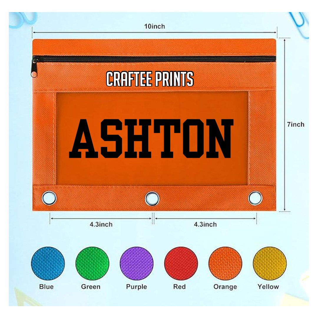 Personalized Pencil Pouch | School Supplies
