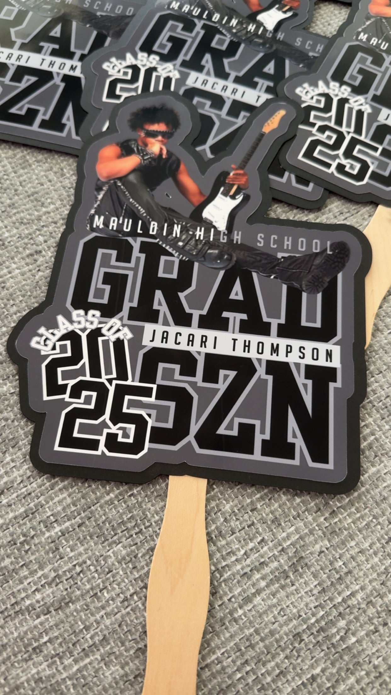 Graduation Fans | Fan | Hand Fan | High School | College | Church | Wedding