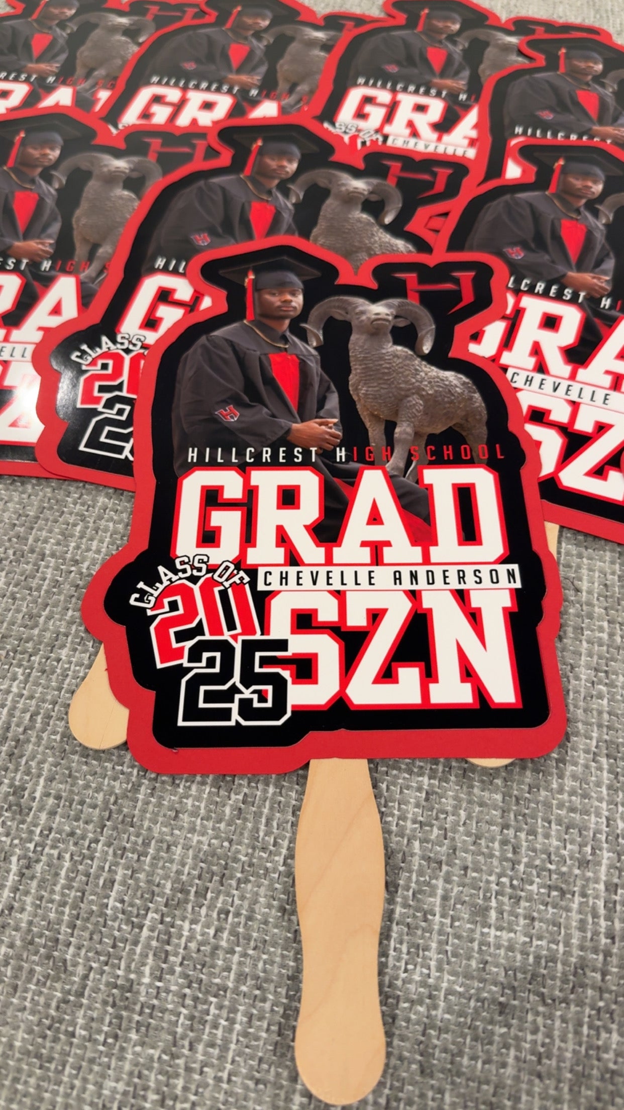 Mini Grad Pack | Graduation Fan | Graduation Buttons | Yard Sign | Graduation