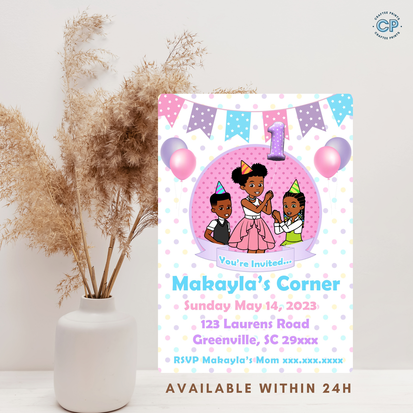 Custom Invitation | Any Theme | Birthday Party | Baby Shower | Bridal Shower | Digital File