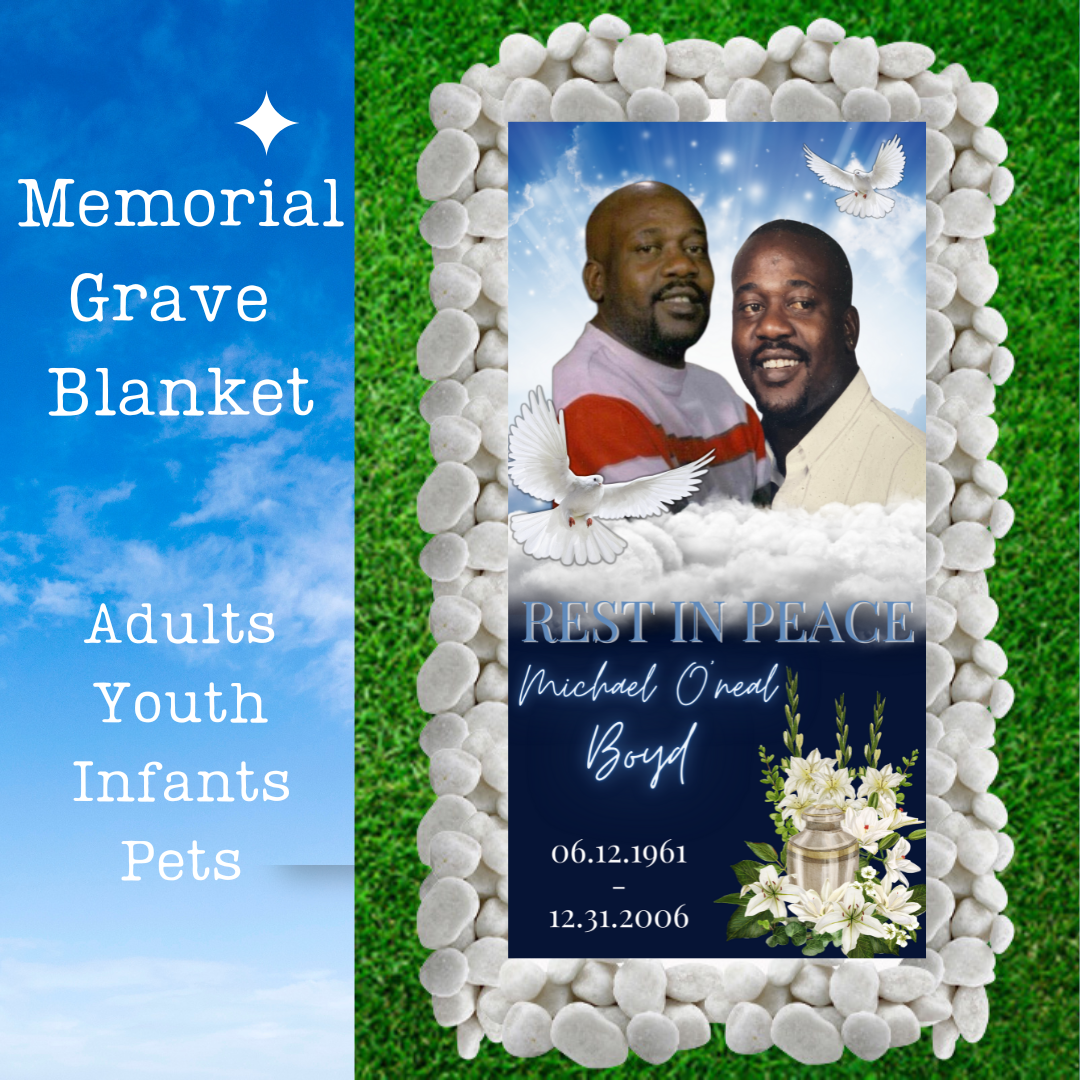 Memorial blankets with pictures 2025