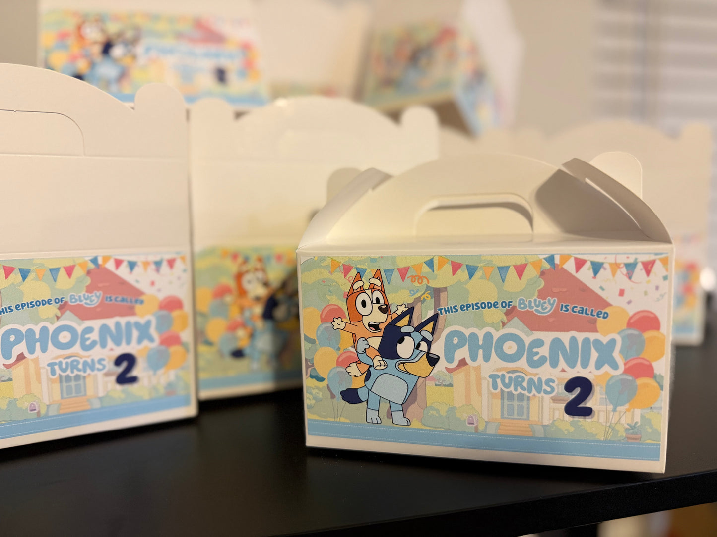 Custom Gable Boxes | Personalized Favor Box | Dozen Boxes & Labels