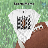 Retro Distressed Sports Mama T-Shirt | Baseball Mama | Basketball Mama | Softball Mama | Volleyball Mama | Football Mama | Soccer Mama