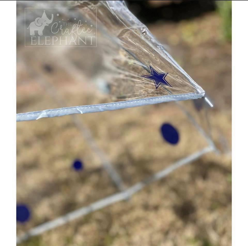 Personalized Clear Dome Umbrella | Monogram