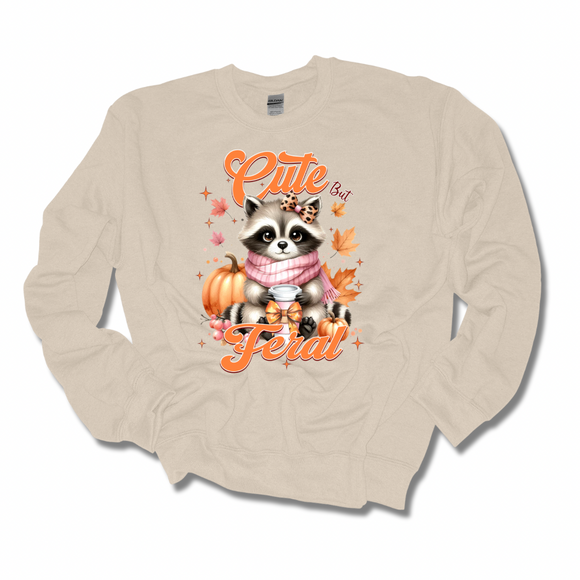 Cute But Feral Adult Unisex Sweatshirt