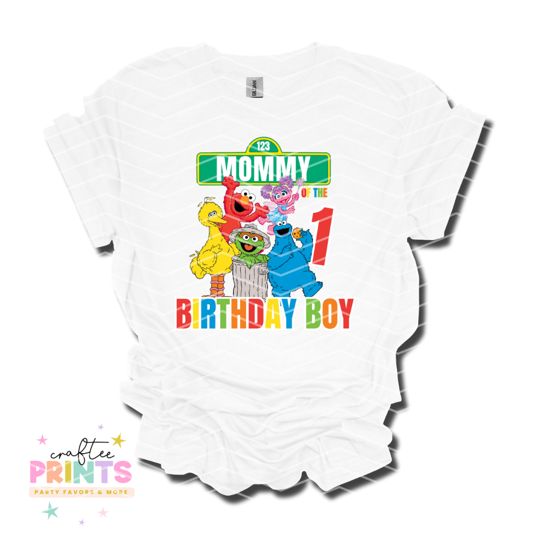 Sesame Street Family Birthday Shirts | Unisex | Birthday Shirt Set
