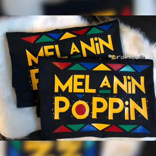 Melanin Poppin Adult Unisex T-Shirt