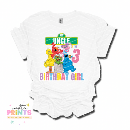 Sesame Street Family Birthday Shirts | Unisex | Birthday Shirt Set