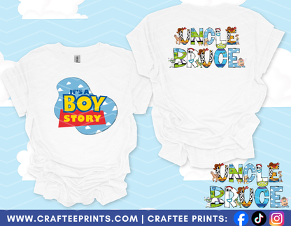 It’s A Boy Story Baby Shower Shirts | Unisex | Toy Story