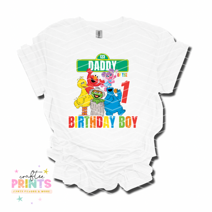 Sesame Street Family Birthday Shirts | Unisex | Birthday Shirt Set
