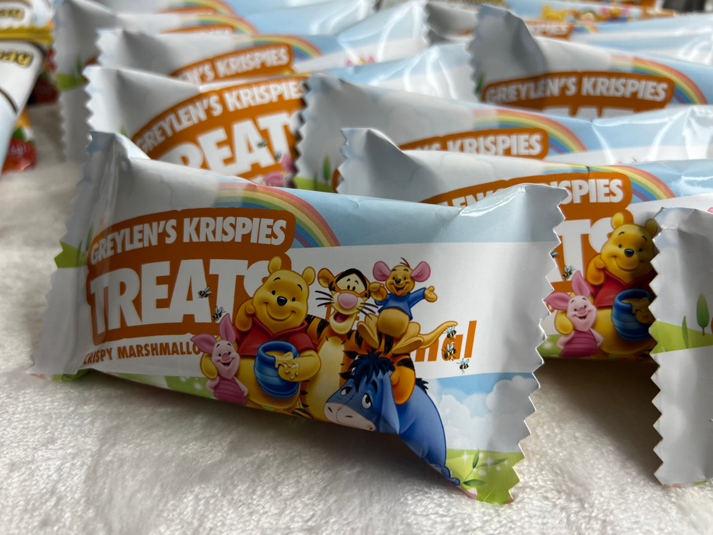 Customized Rice Krispie Treat Favors | Dozen Party Favors | Any Theme