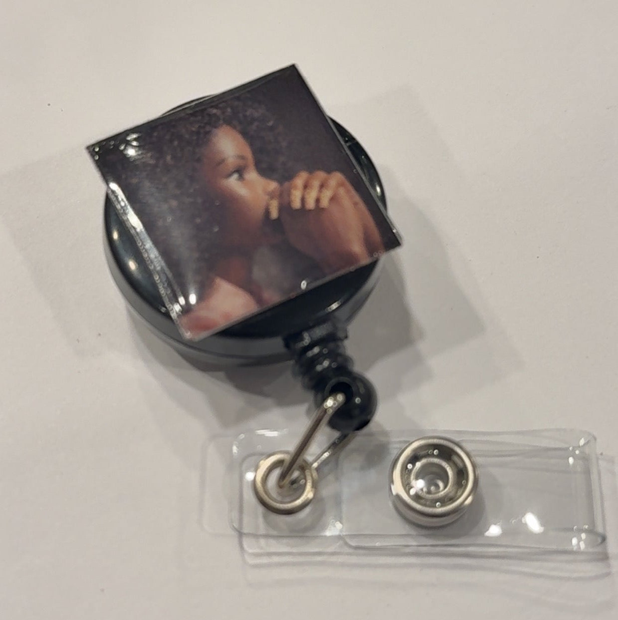Barb Meme Badge Reels | Funny Face Dolls | Coworker Gifts | Work ID Badge Clip