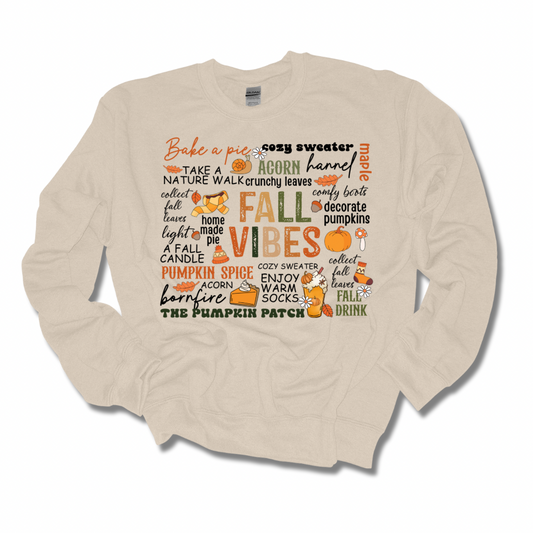 Fall Vibes Adult Unisex Sweatshirt