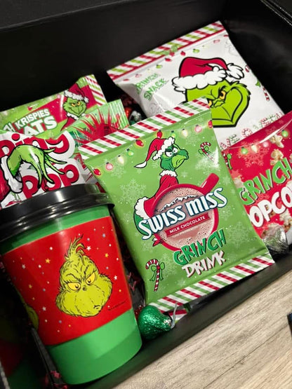 Custom GRINCH -MAS Eve Box! | Happy Holidays | Treat Box | Custom Favors