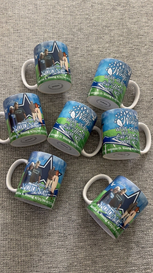 Custom Coffee Mug | Holiday Gift | Father’s Day | Mother’s Day | Memorial Mugs | Teacher’s Appreciation Gift