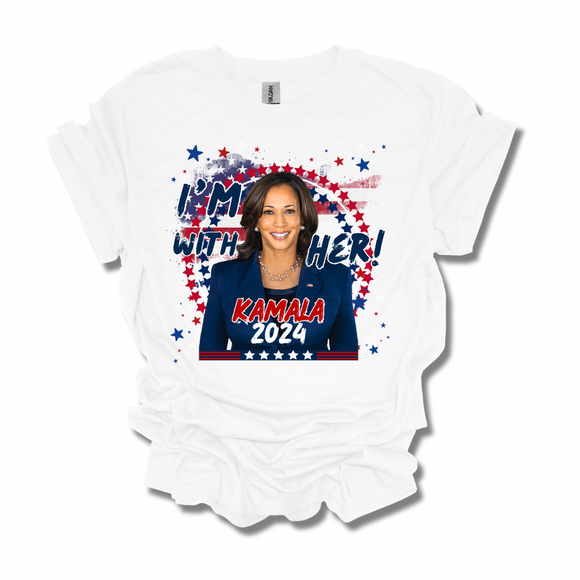 I’m With Her T-Shirt | Yes We Kam! | Custom T-shirt | 2024 Election