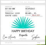 Casamigos 50 ml Tequila Bottle Label | Bachelorette Party Favor | 21st Birthday Favors | Bridal Party Gift | Tequila Bottle Labels | FREE Shipping