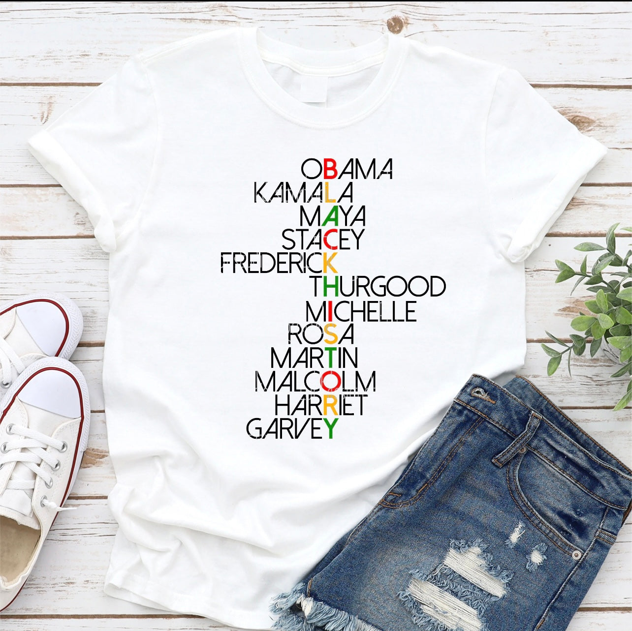 Black History Shirt | Famous Names | T-shirt