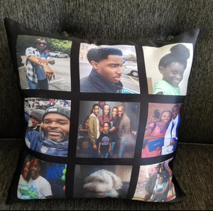 Personalized Pillow | Collage Picture Pillow | Baby Announcement  | Memorial Pillow | Panel Pillow