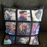 Personalized Pillow | Collage Picture Pillow | Baby Announcement  | Memorial Pillow | Panel Pillow