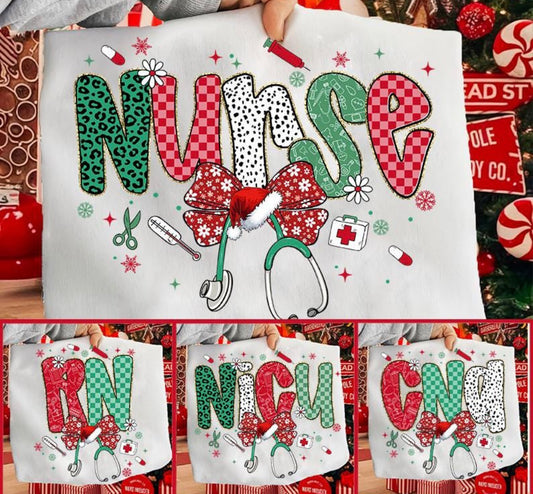 Medical Occupation Holiday Unisex Sweatshirt | Nurse | RN | CNA | NICU