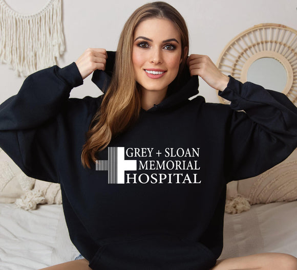 Grey Sloan Memorial Hospital Hoodie | Grey’s Anatomy Hoodie | Doctor Nurse Student Hoodie | Grey’s Anatomy | Medical Staff Hoodie