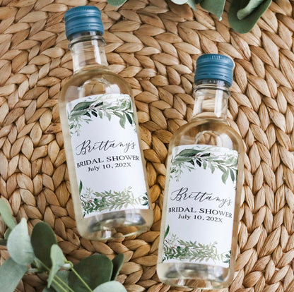 Custom Mini Wine Bottle Labels Printed | Mini Wine Bottle Labels