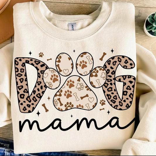 Dog Mama | Leopard Print | Unisex Sweatshirt