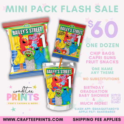 Mini Pack Flash Sale | Party Favors