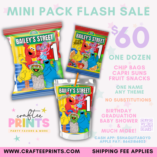 Mini Pack Flash Sale | Party Favors