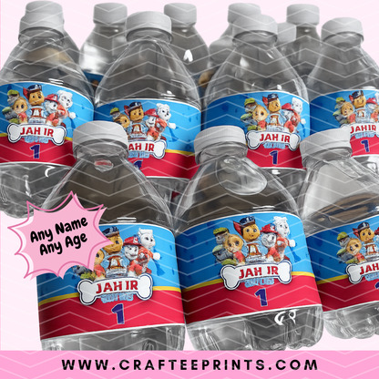 Water Bottles | Mini Bottles (24) | Labels
