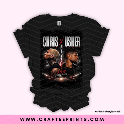 Chris X Usher R&B Tour Unisex T-Shirt