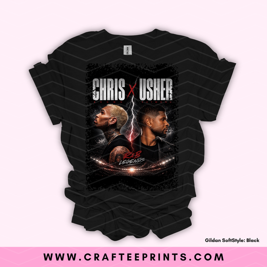 Chris X Usher R&B Tour Unisex T-Shirt