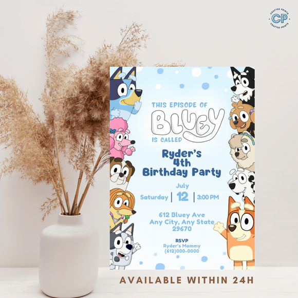 Custom Invitation | Any Theme | Birthday Party | Baby Shower | Bridal Shower | Digital File