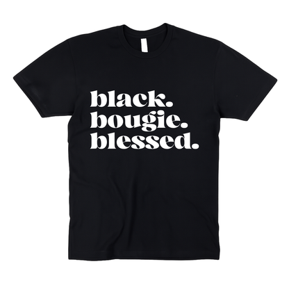 Black Bougie Blessed | Adult Unisex T-Shirt