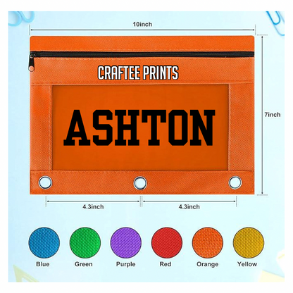 Personalized Pencil Pouch | School Supplies