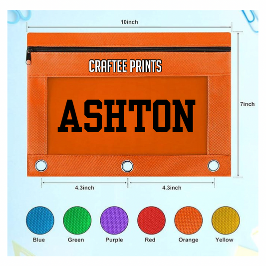 Personalized Pencil Pouch | School Supplies