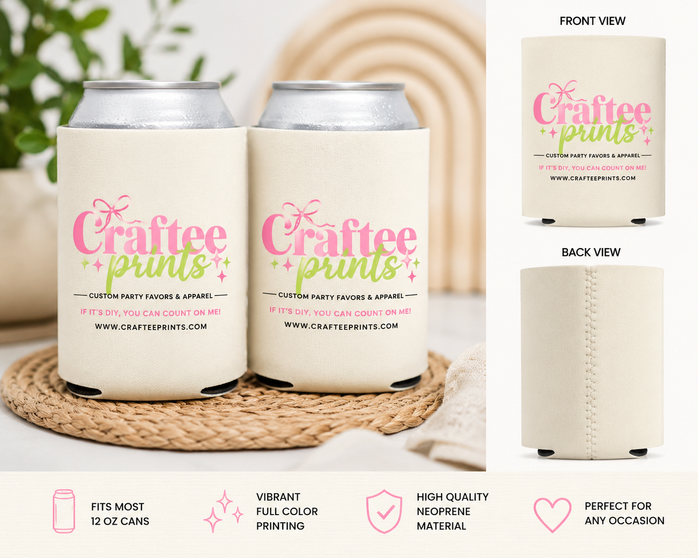Custom Can Koozies