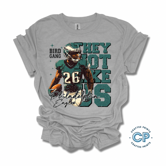 They Not Like Us | Saquon Barkley | Superbowl Champs | Eagles | Philly Adult Unisex T-Shirt