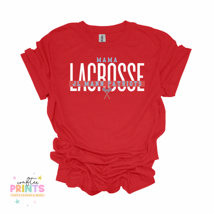 Lacrosse Mama | Family Name | Unisex T-Shirts | Adult | Youth | Toddler | Infant