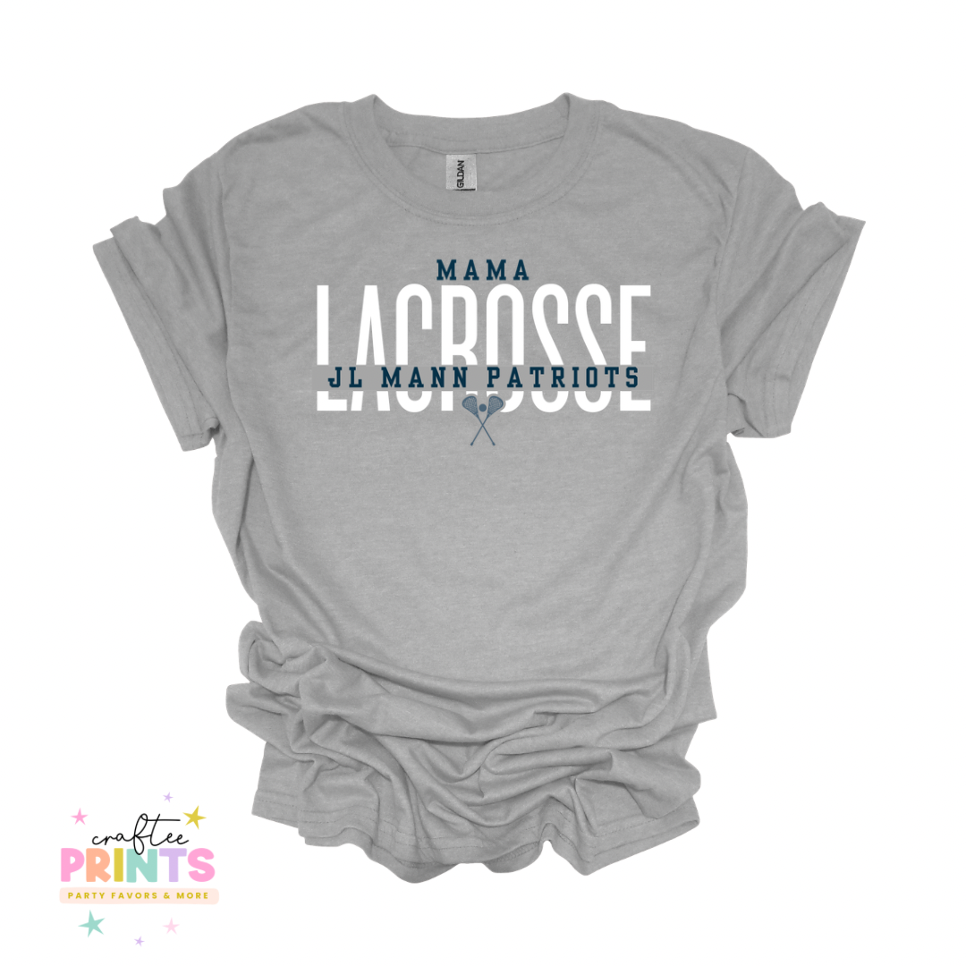 Lacrosse Mama | Family Name | Unisex T-Shirts | Adult | Youth | Toddler | Infant